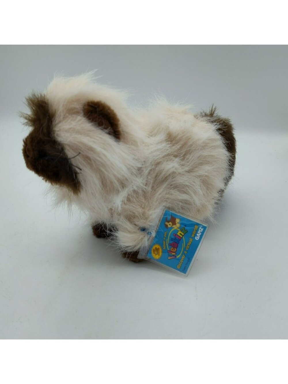 Ganz Webkins Himalayan Cat Plush,  HM165, Sealed Code Tag, Blue Eyes, Stuffed